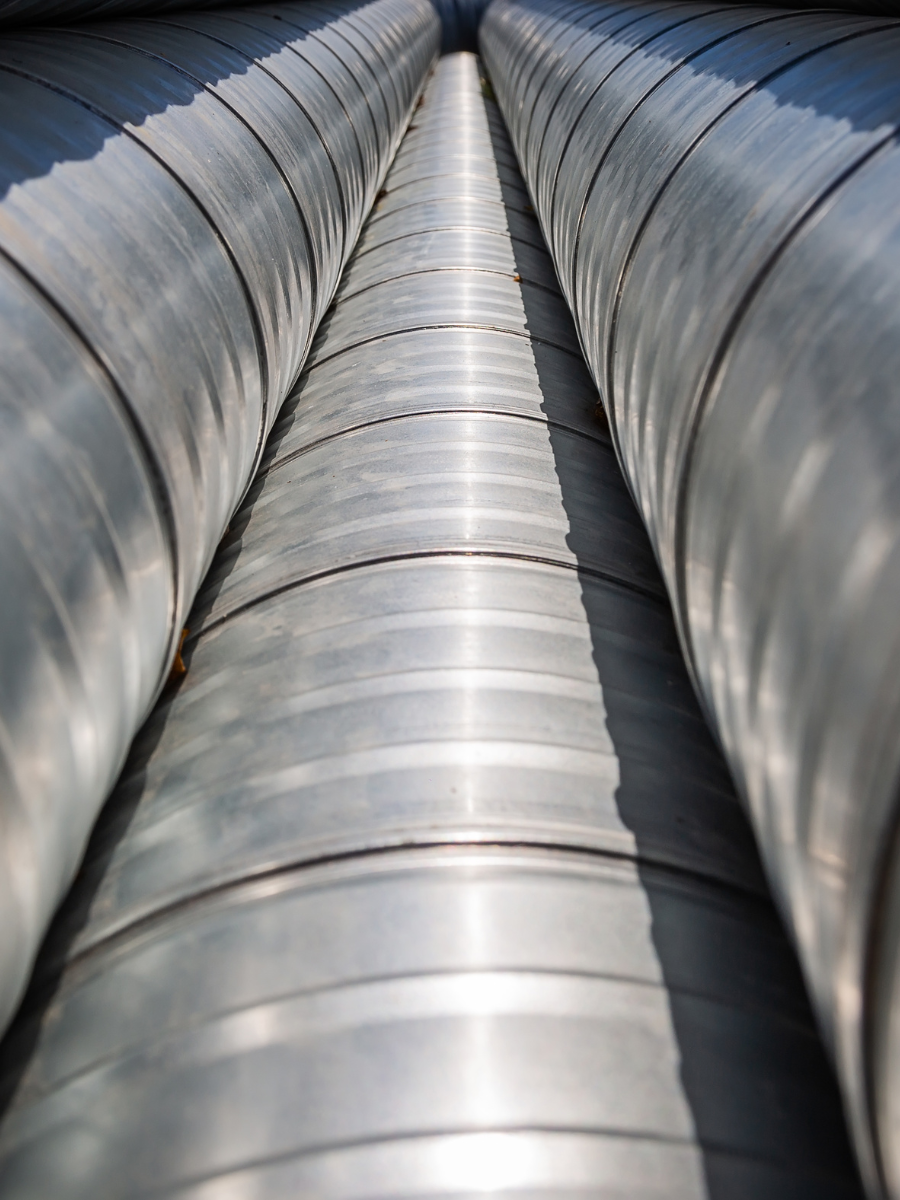 Bypass gas flow measurement system with McON Air Compact for accurate, high-temperature, low-maintenance cement plant efficiency